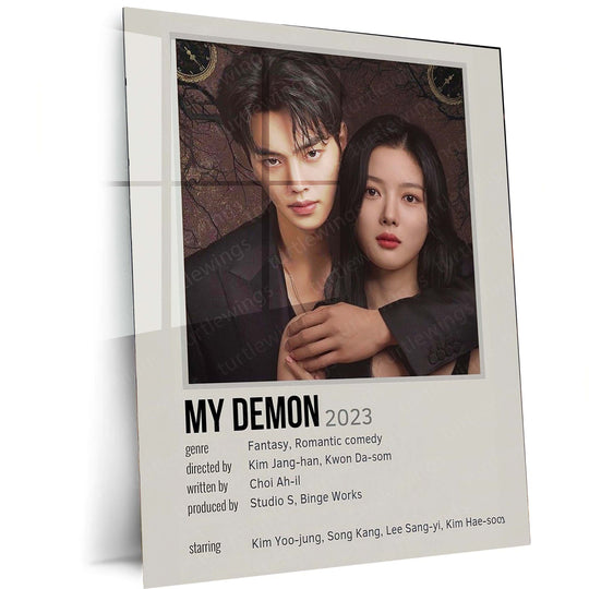 My Demon K-Drama Metal Poster | Fantasy Korean Drama | HD Print