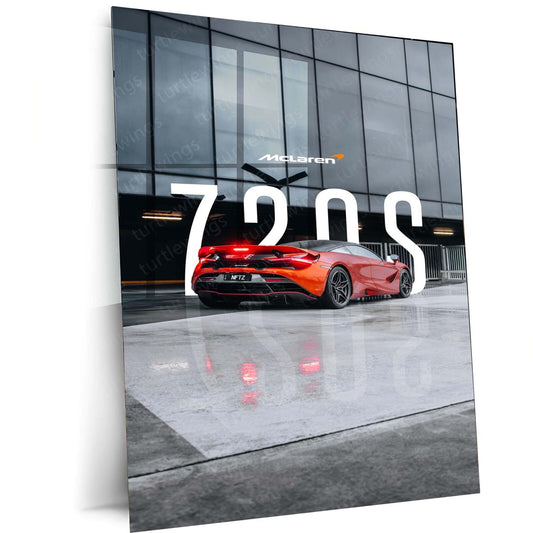 McLaren 720s Metal Poster | Cutting-Edge Performance | Automotive Art 2