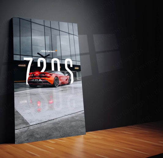 McLaren 720s Metal Poster | Cutting-Edge Performance | Automotive Art 2