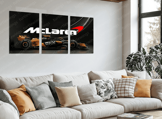 McLaren F1 Split Metal Poster – The Spirit of Innovation and Speed