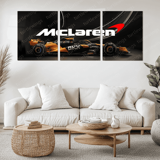 McLaren F1 Split Metal Poster – The Spirit of Innovation and Speed