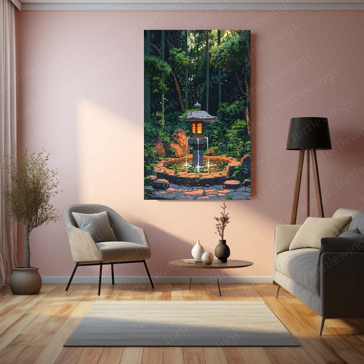 Nature Illustration Art Metal Poster