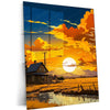 Nature Art Metal Poster – Serene Landscape & Aesthetic Wall Decor 4