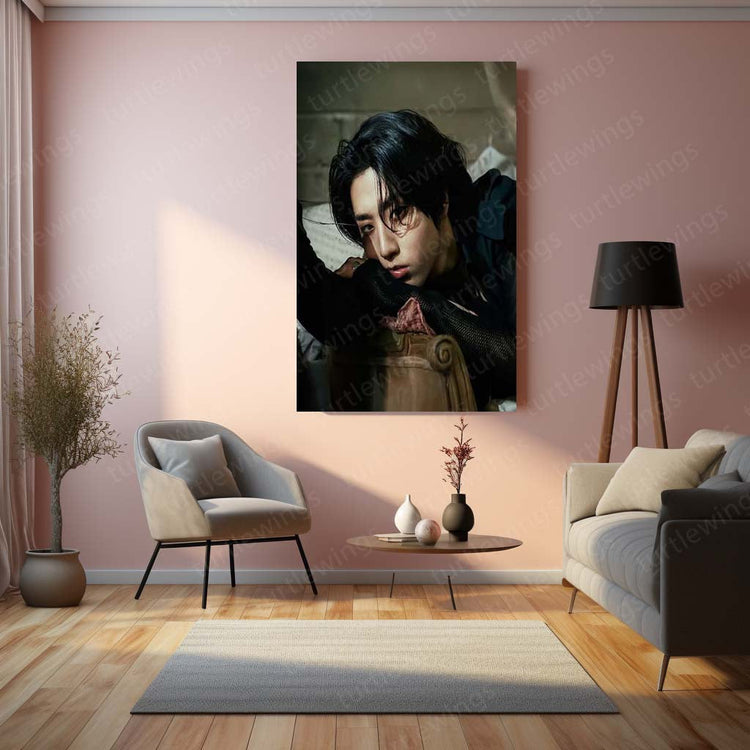 Noor Jisung Metal Poster | K-Pop Artist | HD Print