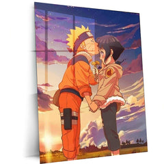 Naruto x Hinata Metal Poster – Eternal Love Anime Wall Art