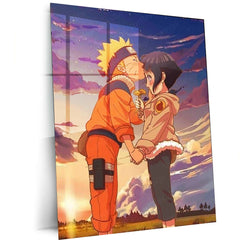 Naruto x Hinata Metal Poster – Eternal Love Anime Wall Art