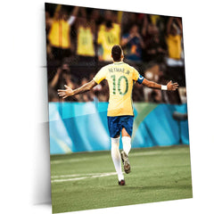 Neymar Jr. Metal Poster – Football Icon Wall Art 1