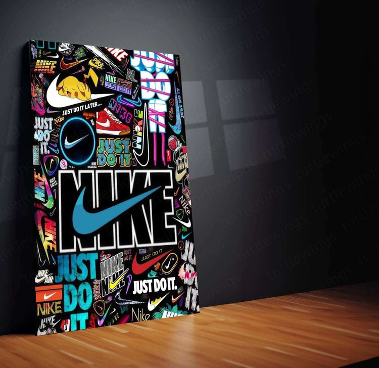 Nike Aesthetic Metal Poster – Iconic Sports & Streetwear Wall Art - TURTLEWINGS 