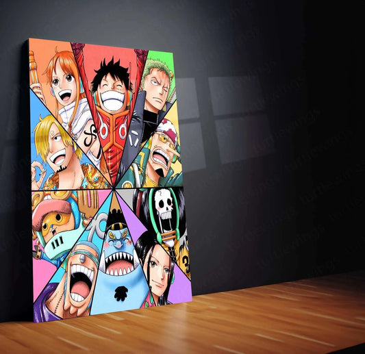 One Piece Metal Poster – Iconic Anime Wall Art | Luffy & Straw Hat Pirates Decor - TURTLEWINGS 