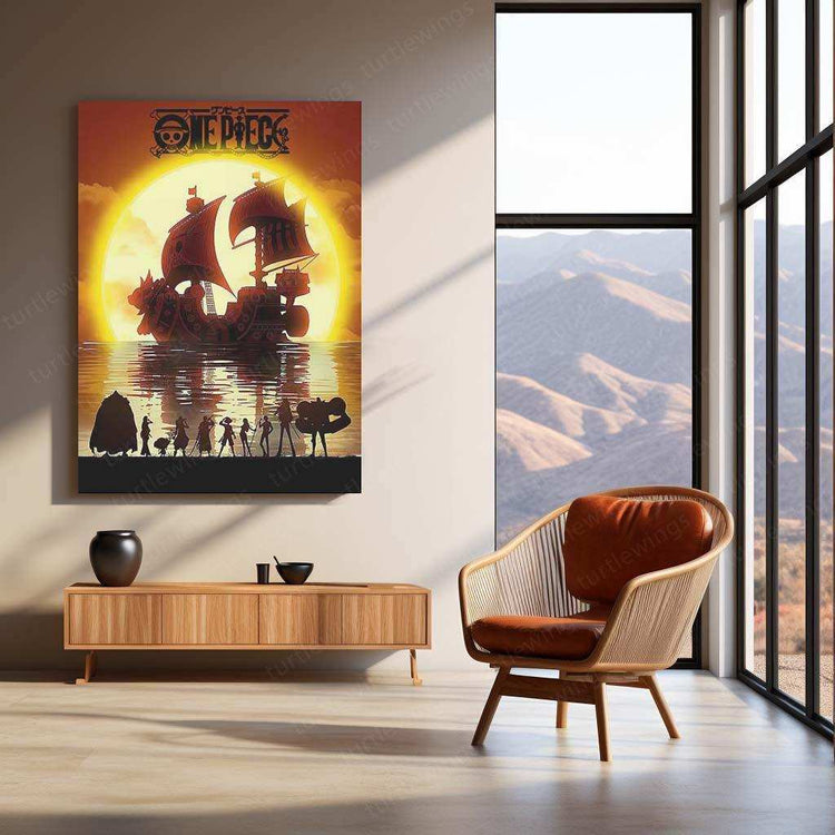 One Piece Neon LED Metal Poster - TURTLEWINGS 