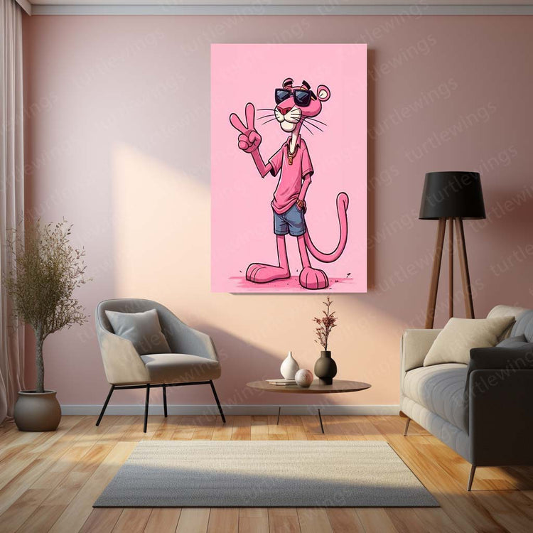 Pink Panther Metal Poster