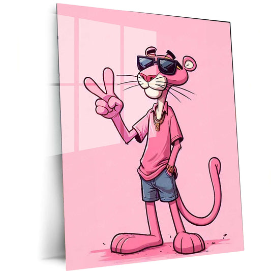 Pink Panther Metal Poster