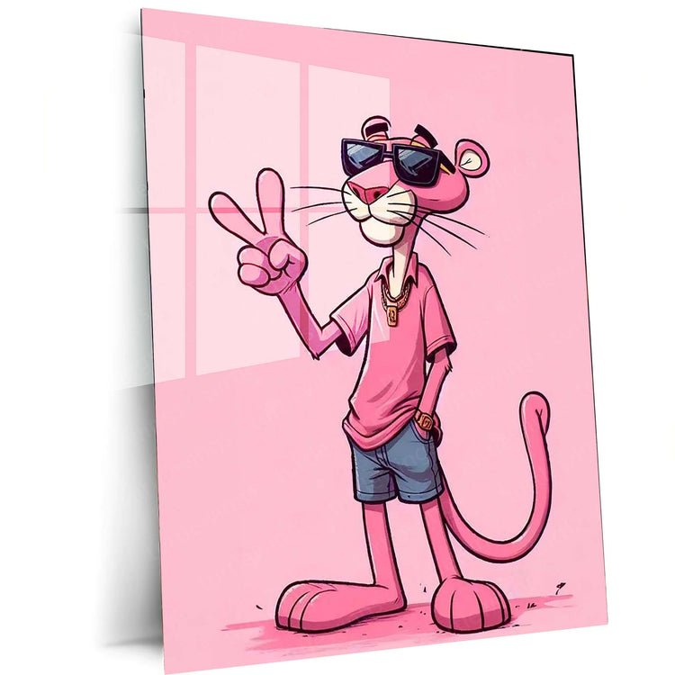 Pink Panther Metal Poster