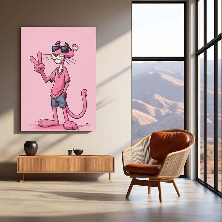 Pink Panther Metal Poster