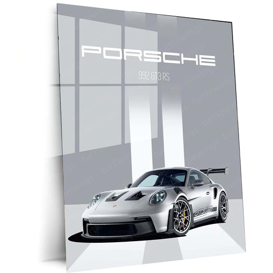 Porsche GTRS Metal Poster