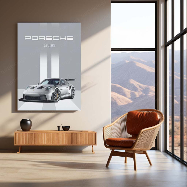 Porsche GTRS Metal Poster