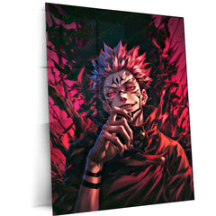 Sukuna Metal Poster | Jujutsu Kaisen