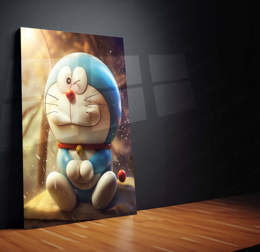 Doraemon Metal Poster - Classic Anime Art