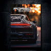 Porsche 911 GT3 Neon LED Metal Frame – Iconic Supercar Wall Art 2