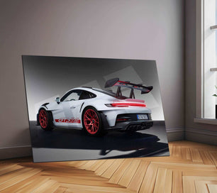 Porsche 911 GT3 Neon LED Metal Frame â Iconic Supercar Wall Art 1 - TURTLEWINGS 