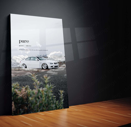 BMW E92 Metal Poster | Classic Performance | Automotive Art 2