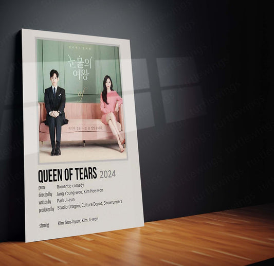 Queen of Tears K-Drama Metal Poster | Emotional Korean Drama | HD Print