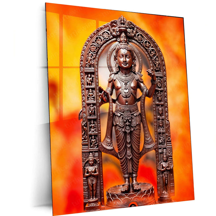 Ram Lalla Metal Poster – Divine Childhood Avatar Wall Art 3 - TURTLEWINGS 