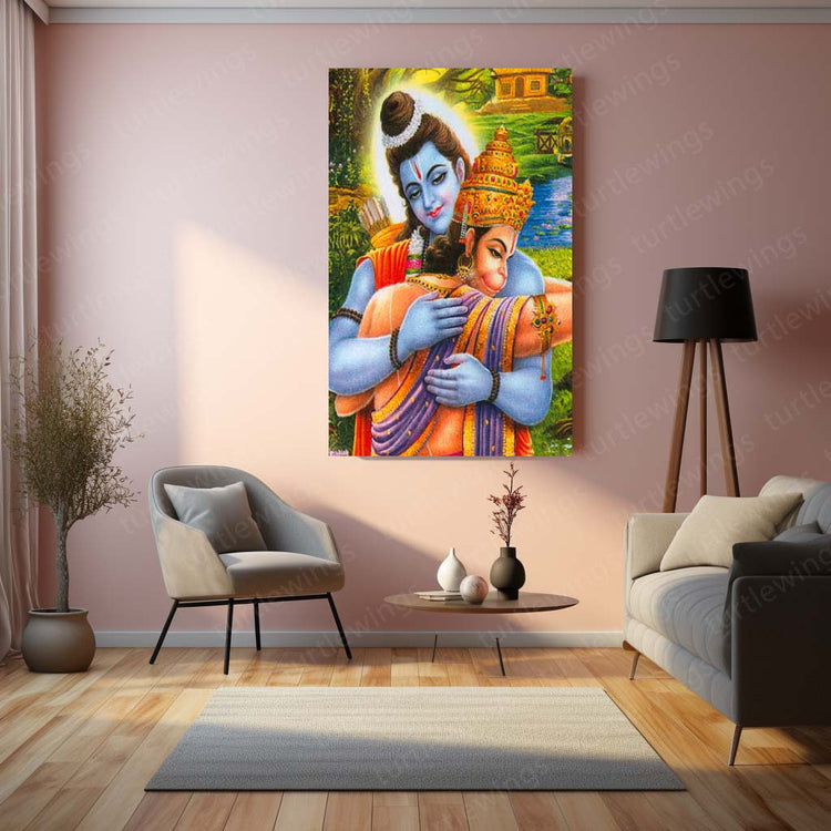 Ram-Hanuman Metal Poster