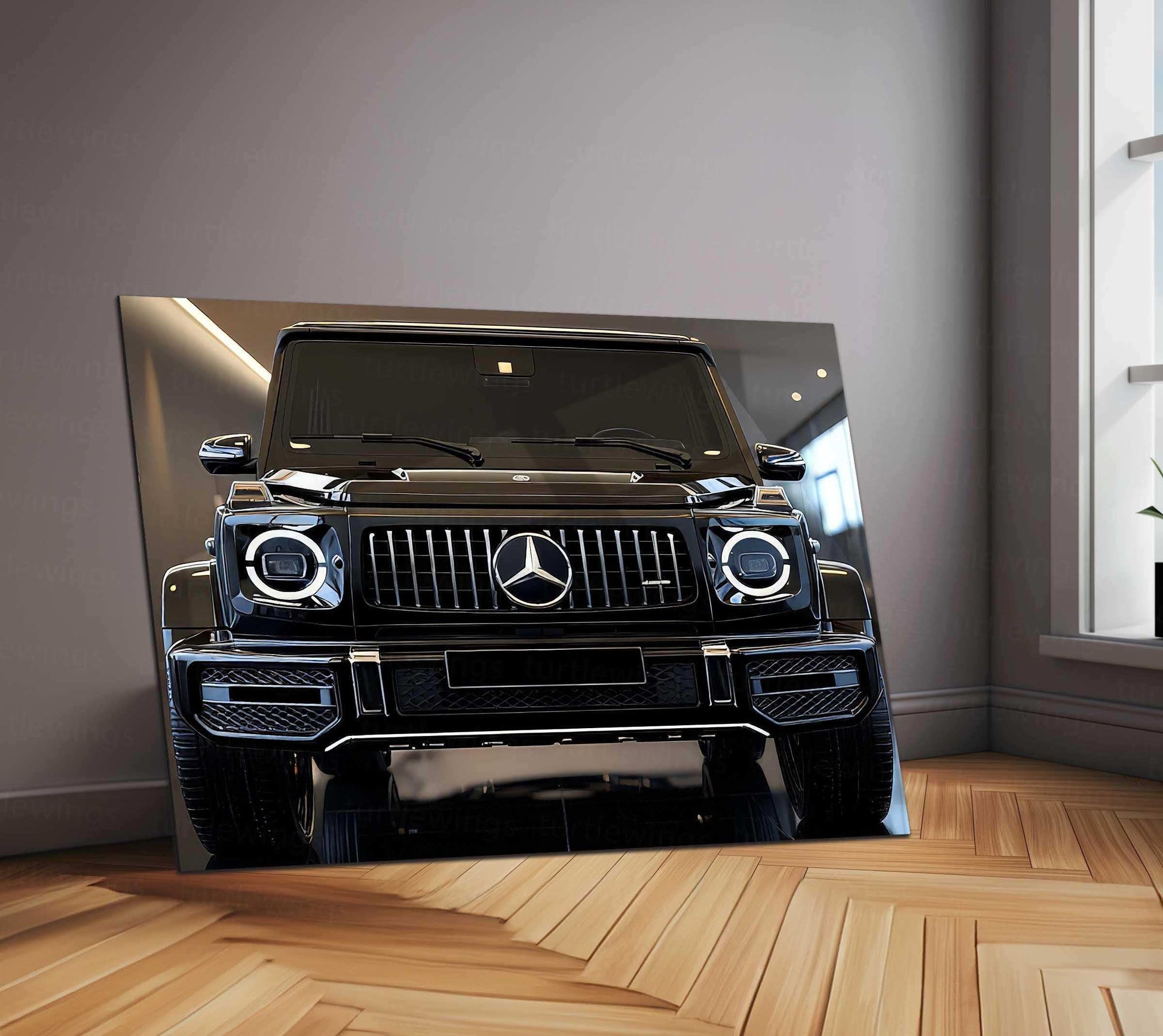 Mercedes GLS G Wagon Neon LED Metal Frame 1 - TURTLEWINGS 