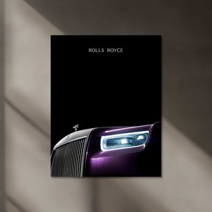 Rolls-Royce Neon LED Metal Poster - TURTLEWINGS 