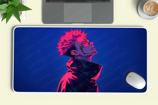 Ryomen Sukuna Jujutsu Kaisen Deskmat | Cursed King Design