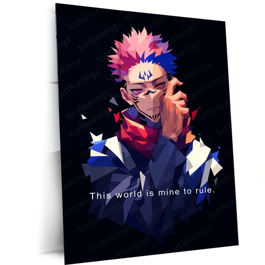 Ryomen Sukuna | Jujutsu Kaisen Metal Poster