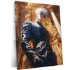 Satoru Gojo Suit Metal Poster – Jujutsu Kaisen Anime Wall Art | Stylish Gojo Decor