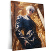 Satoru Gojo in Suit Metal Poster