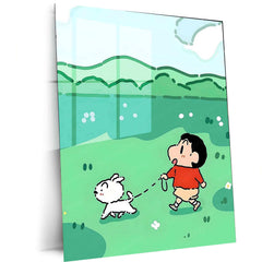 Shinchan Metal Poster