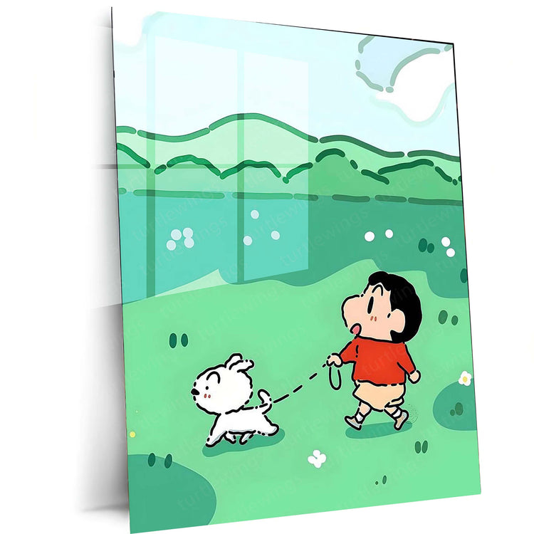 Shinchan Metal Poster