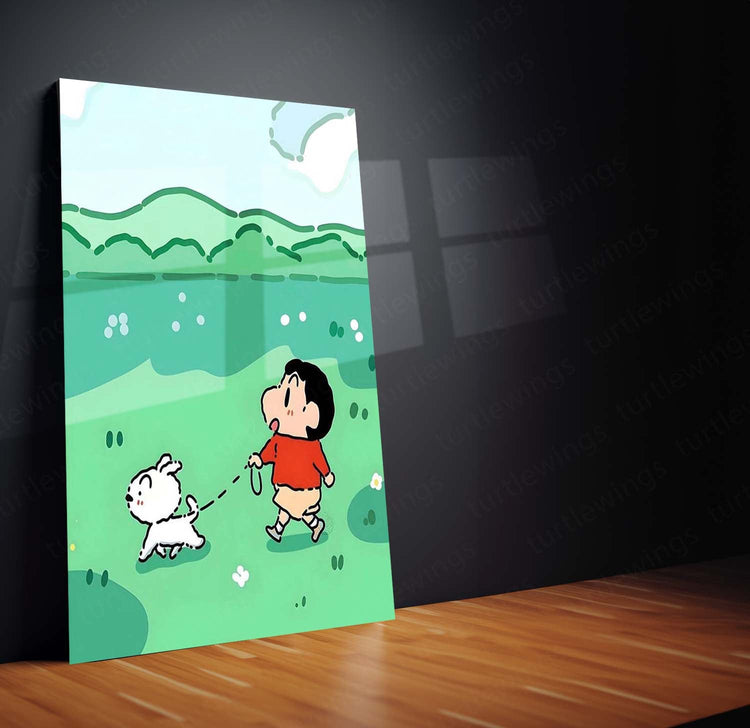 Shinchan Metal Poster