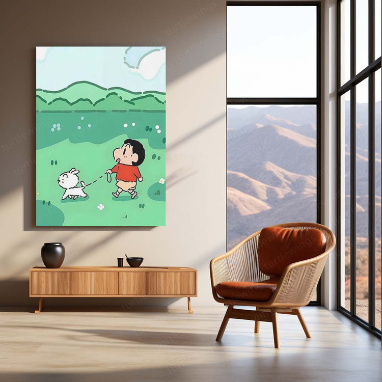 Shinchan Metal Poster