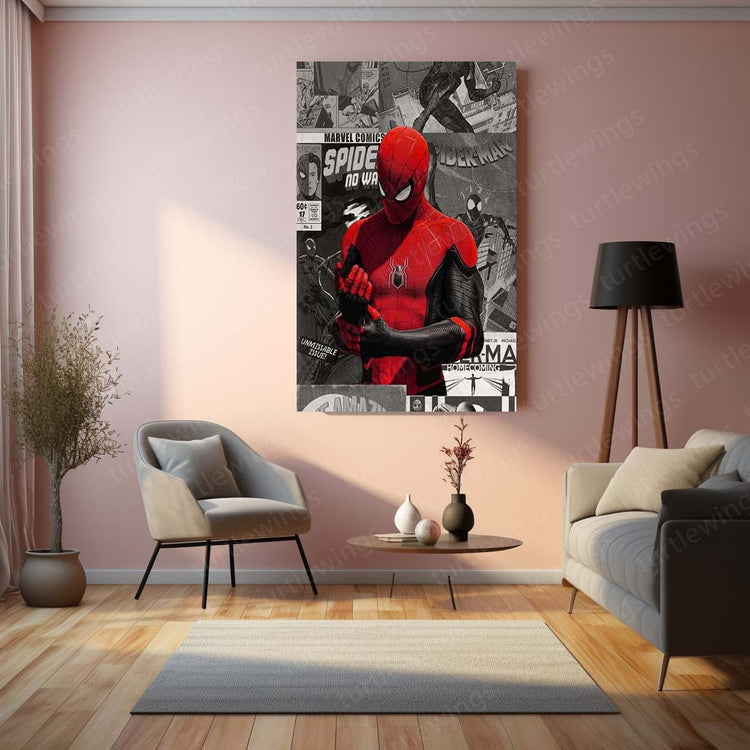 Spiderman Metal Poster