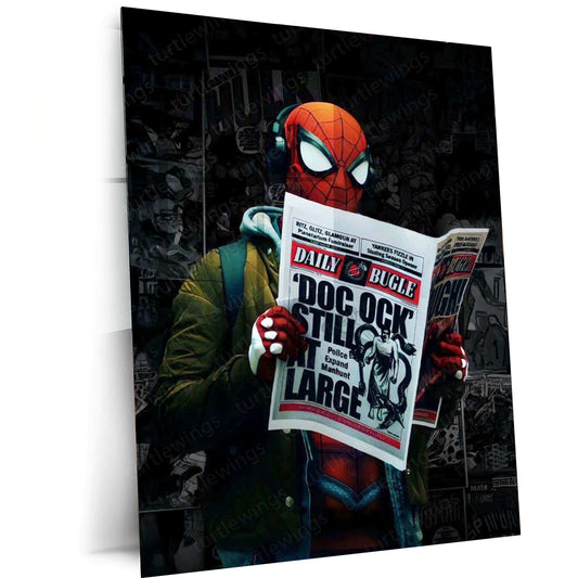 Spider-Man Metal Poster 3 - TURTLEWINGS 