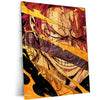 Shanks One Piece Japanese Metal Poster | Yonko Red-Haired Pirate Wall Art 2