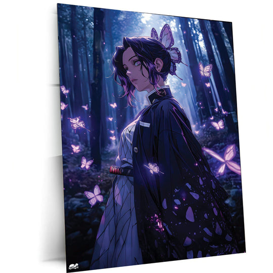 Turtlewings | Shinobu Kocho Metal Print | Anime Wall Art | HD Quality