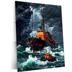 Ship Metal Poster