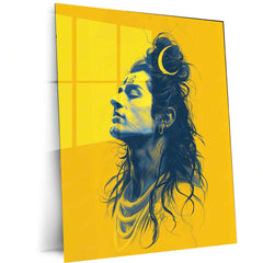 Lord Shiva Metal Poster – Divine Lord of Destruction | Spiritual Hindu Wall Art 3