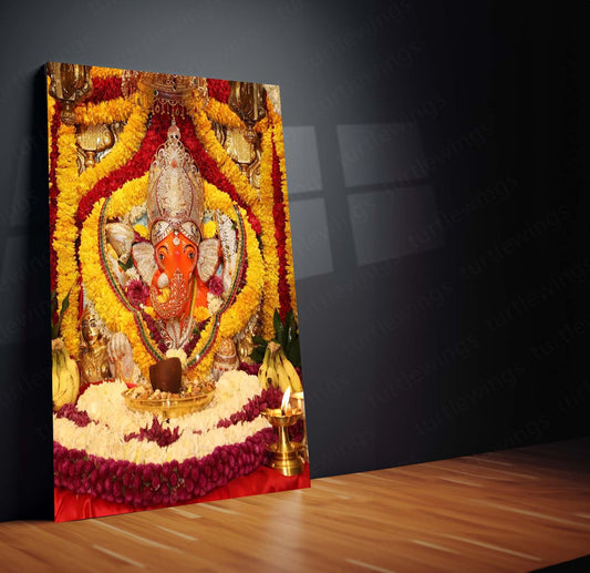 Siddhivinayak Ganapati Mumbai Metal Poster | Divine Blessings of Lord Ganesha