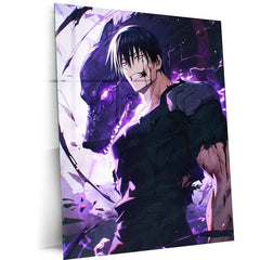 Toji Fushiguro – The Sorcerer Assassin | Jujutsu Kaisen Metal Poster2