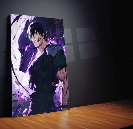 Toji Fushiguro – The Sorcerer Assassin | Jujutsu Kaisen Metal Poster2 - TURTLEWINGS 