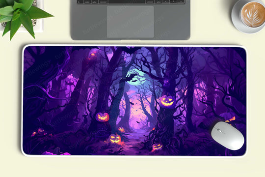 Aesthetic Spooky Deskmat – Hauntingly Beautiful Workspace Art