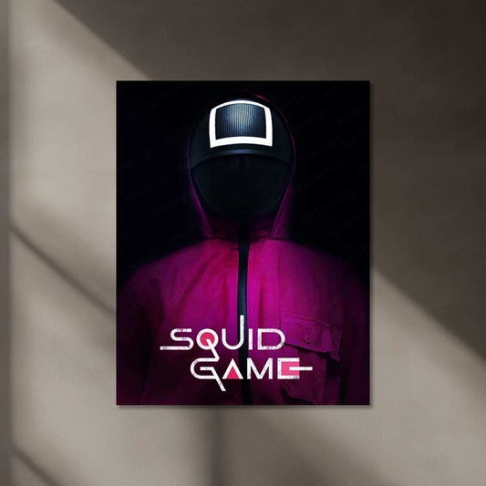 Squid Game Neon LED Metal Poster - TURTLEWINGS 