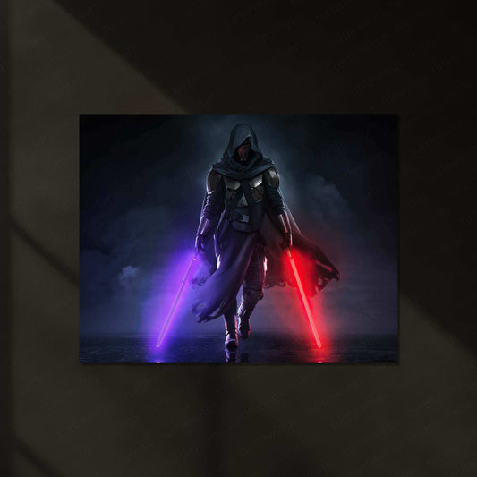 Star Wars Sith Neon LED Metal Poster - TURTLEWINGS 